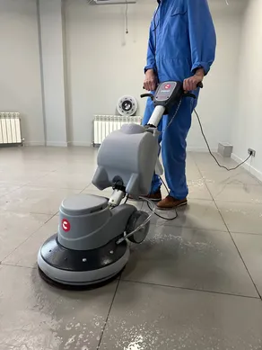 Уборка роторной машиной