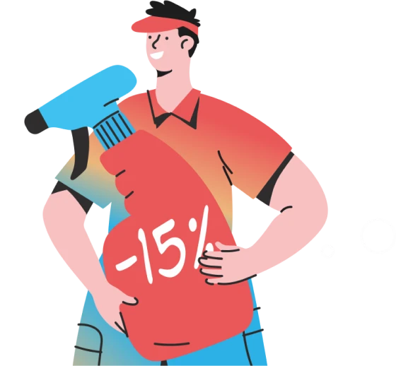 Скидка 15% на заказ